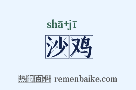 沙鸡是什么意思的图片